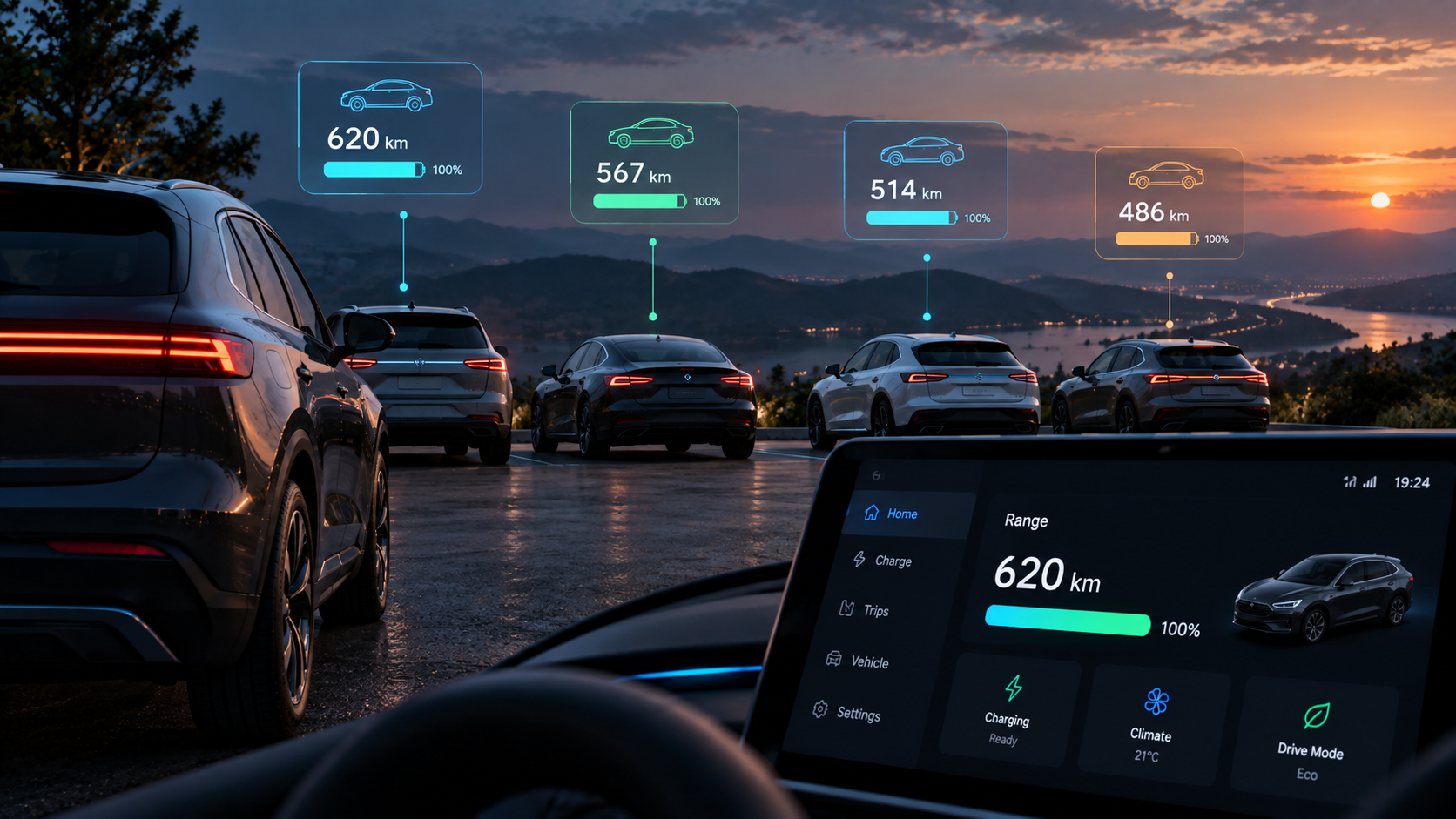 Which EV Has the Longest Range? What the Interface Tells You